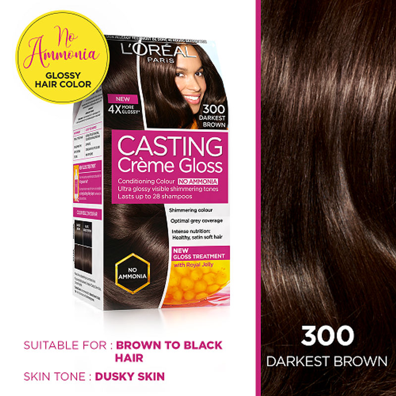 Loreal Hair Color Swatchesloreal 4 Dark Brown Healthy Look