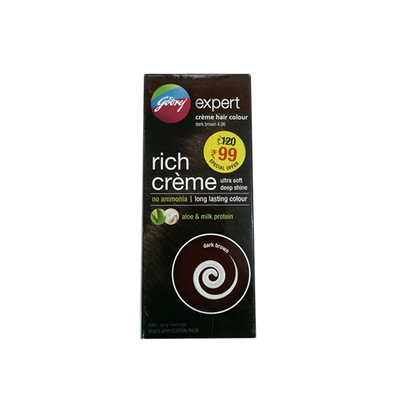 Godrej Expert Rich Creme Hair Colour Natural Black Multi Application Pack (Rs. 21 Off)