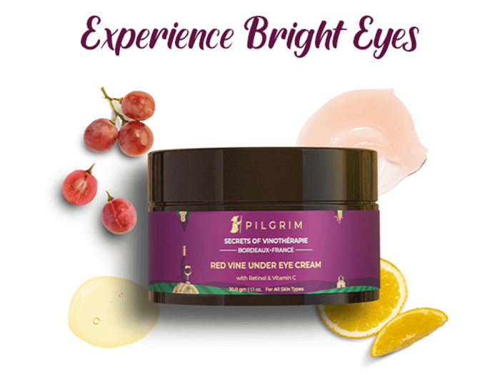 Pilgrim Red Vine Under Eye Cream with Retinol & Vitamin C Buy Pilgrim