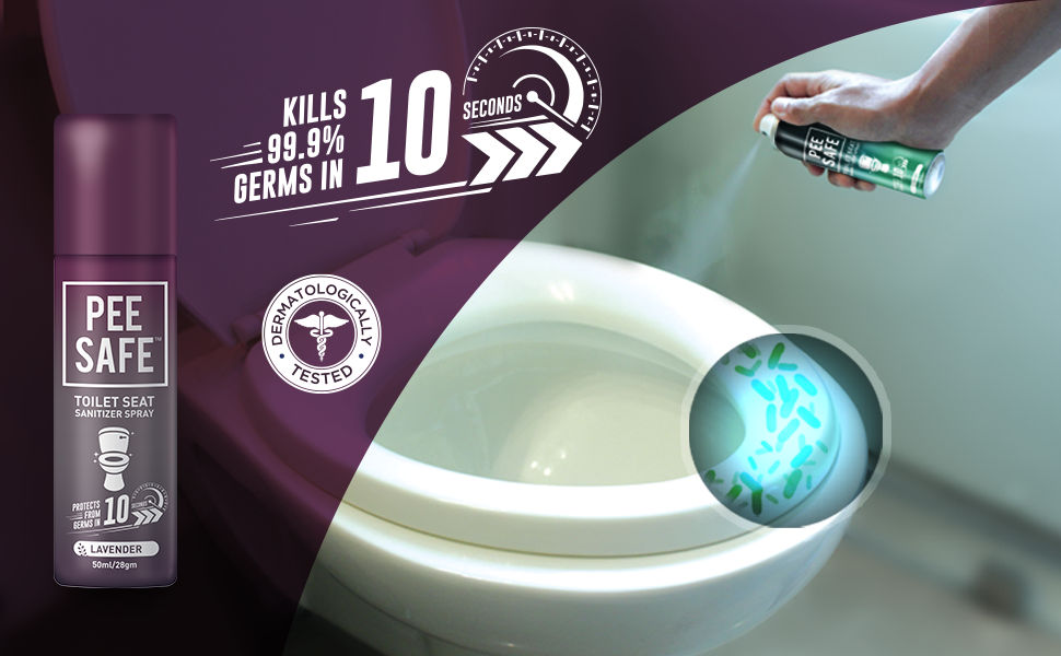 Pee Safe Lavender Toilet Seat Sanitizer Spray Buy Pee Safe Lavender