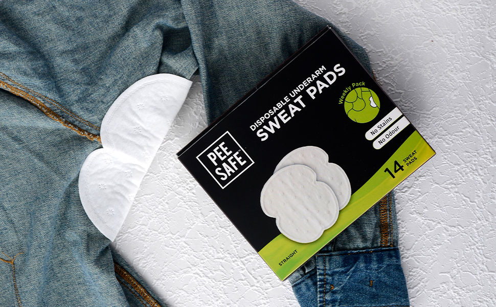 Pee Safe Disposable Underarm Folded Sweat Pads 7 Pairs Buy Pee Safe
