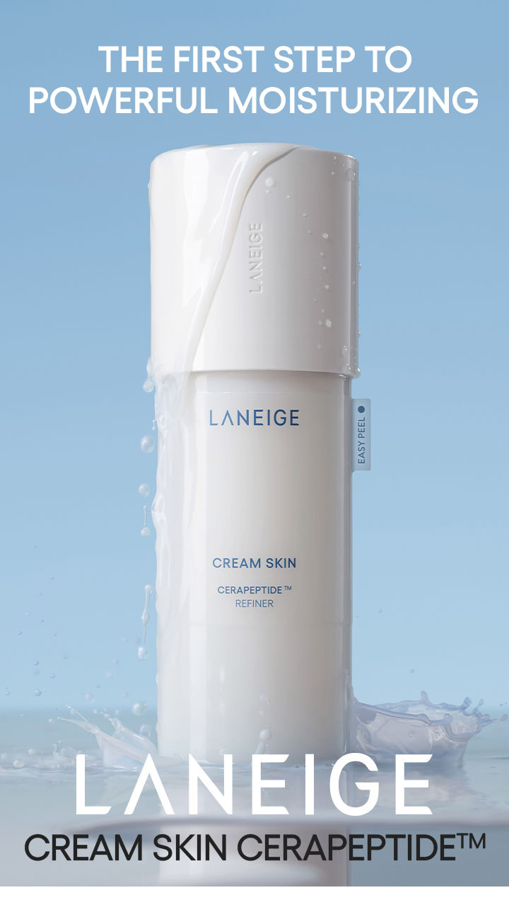 Cream Skin Cerapeptide Refiner page one.