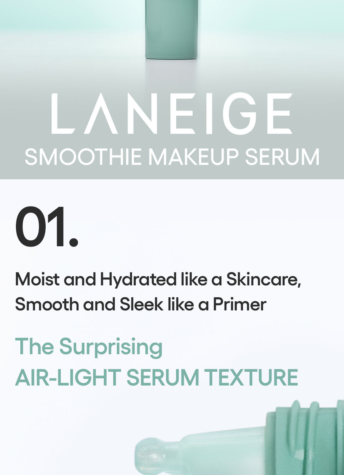 smoothie makeup serum page three.